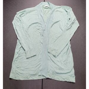 Cents Of Style Open Front Cardigan Sweater Mint Green Women's Long Sleeve